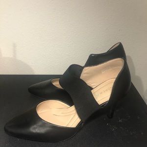 Black 3” Heels w Strap